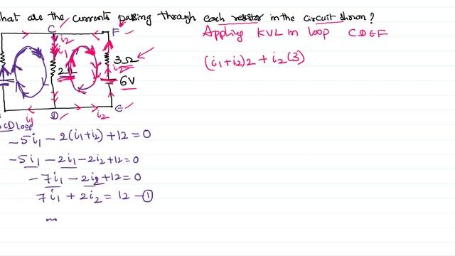 Solving Kirchhoff's Voltage Law Based Problem Finding Current in each resistor for JEE and NEET смотреть онлайн