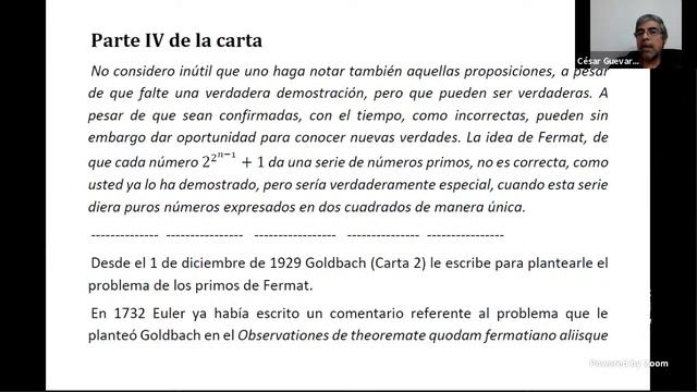 "La relación entre Euler y Goldbach en el verano de 42" смотреть онлайн