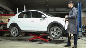 Ножничный мобильный пневмоподъемник miniLIFT MINI X1