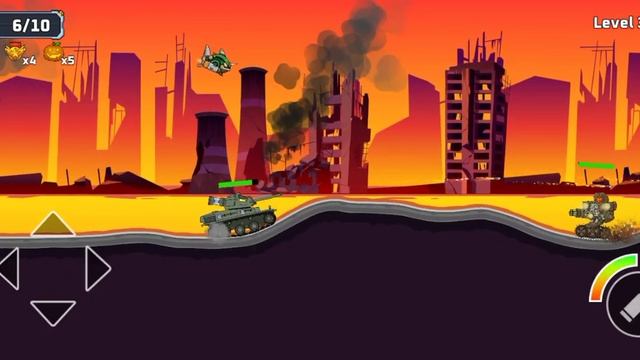 TANK COMBAT: WAR BATTLE - GAMESPLAY WALK THROUGH TUTORIAL CHAPTER 5 LEVEL 39 BOSS WARNING (ANDROID) смотреть онлайн