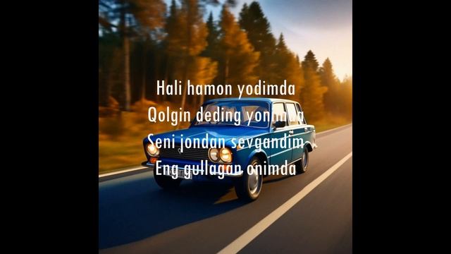 Ozoda -Ko'k Jiguli, Lyrics, Karaoke