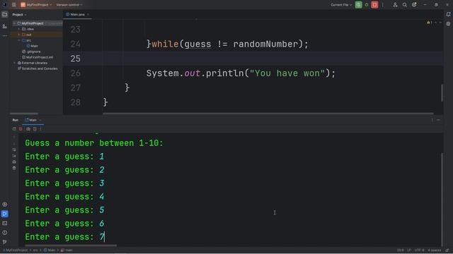 Lets code a NUMBER GUESSING GAME in Java _22 смотреть онлайн