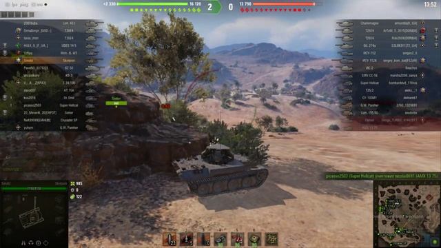 World of Tanks ИГРАЕМ НА СКОРПИОНЕ смотреть онлайн