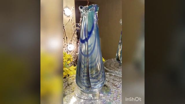 Ваза сульфидно-цинковое стекло. Львов УССР. Прошлый век. смотреть онлайн