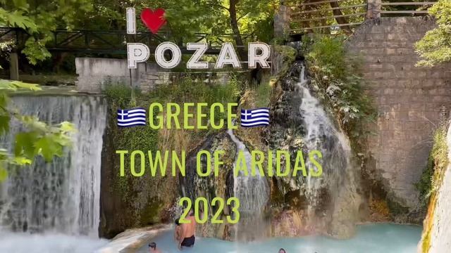 🇬🇷THERMAL BATHS POZAR GREECE 🇬🇷2023 DRONE EDESSA FALLS & ARIDAIAS. смотреть онлайн