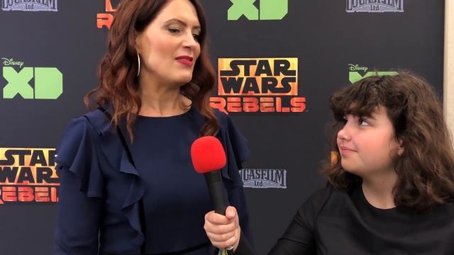 Calista B. interviews Dave Filoni, Taylor Gray, Tiya Sircar and more (Star Wars Rebels Series) смотреть онлайн