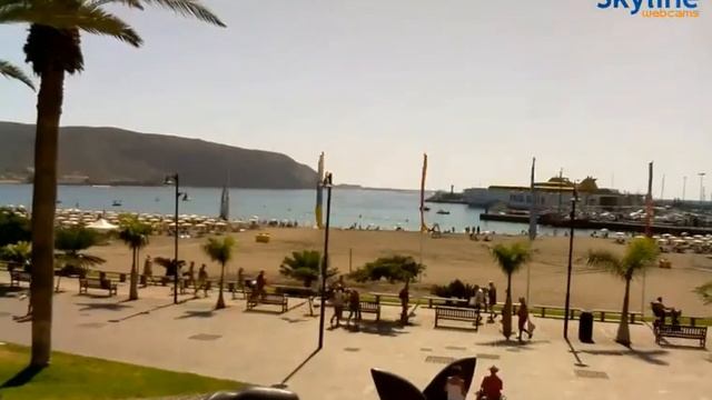 Live Webcam Los Cristianos Tenerife - Time Lapse