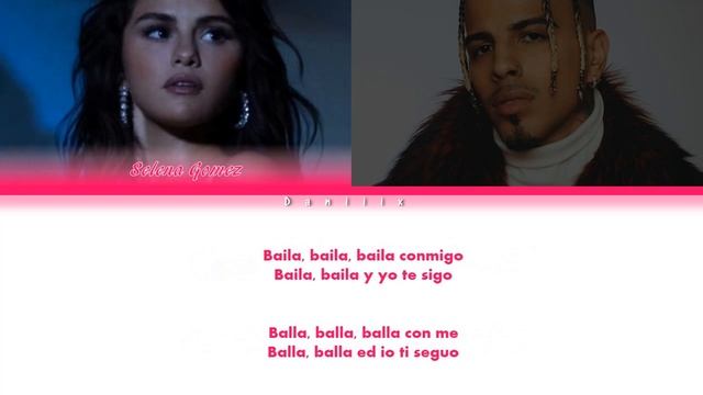 Selena Gomez, Rauw Alejandro 'Baila Conmigo' [Color Coded Lyrics + Traduzione italiana] смотреть онлайн