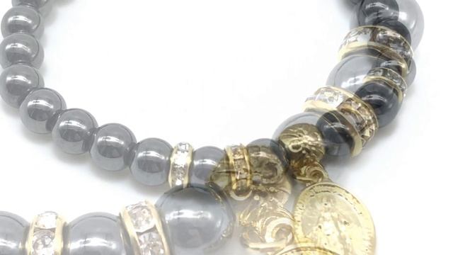 Pulseira Feminina Hematita Medalha Nossa Senhora das Gracas смотреть онлайн