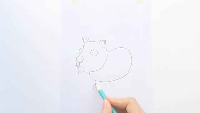 How To Draw Capybara From Roblox Adopt Me - Step By Step смотреть онлайн