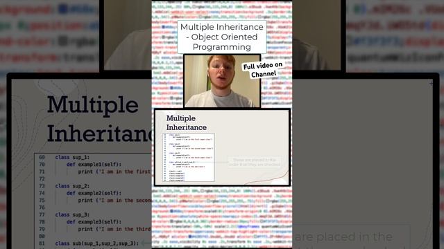 Inheritance in multiples, let me show you how to do it! #python #coding #programming #code смотреть онлайн