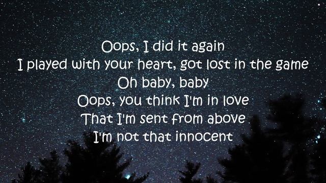 Britney Spears - Oops I Did It Again (Lyrics) l OBL l смотреть онлайн