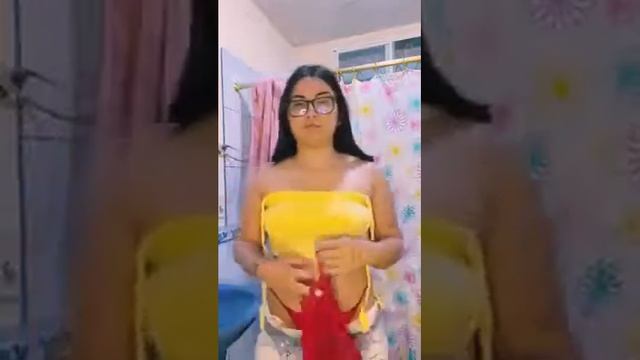 Girl Changing Cloth In Front Of Camera 😍