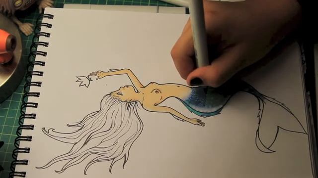 Mermaid (speed draw) смотреть онлайн