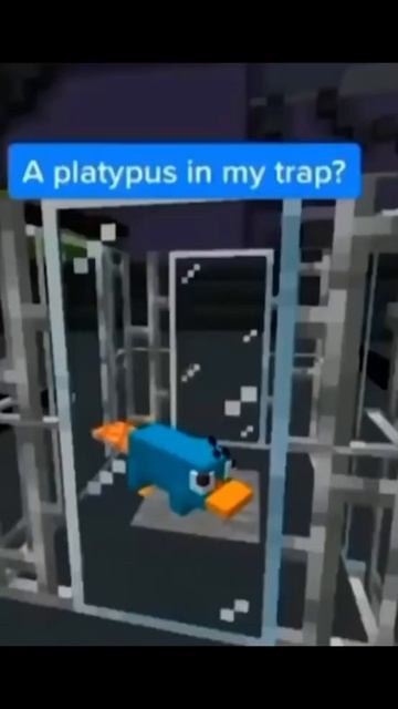 A platypus in MINECRAFT 😱😱😱 смотреть онлайн