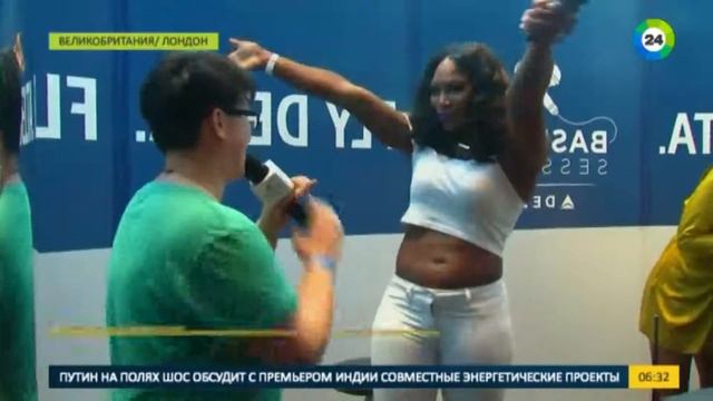 У Лондоні Серена Вільямс підкорює корт і караоке смотреть онлайн