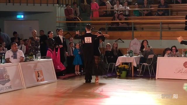 Kirill Kuznetsov - Aida Kairgaliyeva, KAZ, 1/4 Quickstep смотреть онлайн
