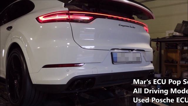 2022 Porsche PO536 Cayenne Turbo Coupe Mar's ECU Pop Sound Tune Test! All Driving Mode Powerful & C смотреть онлайн