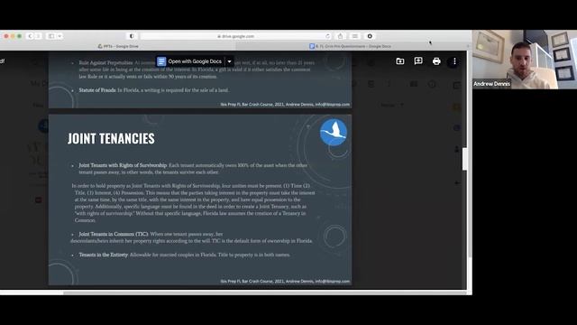 Florida Bar Exam Real Property Lecture Feb 2023 Ibis Prep смотреть онлайн