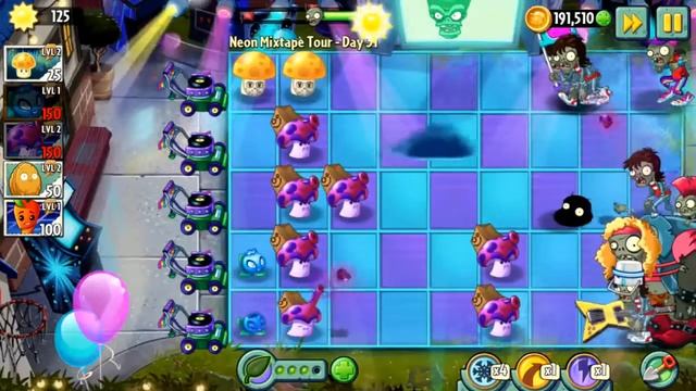 Plants vs Zombies 2 🌻 Neon Mixtape Tour Day 31 植物大战僵尸2 смотреть онлайн