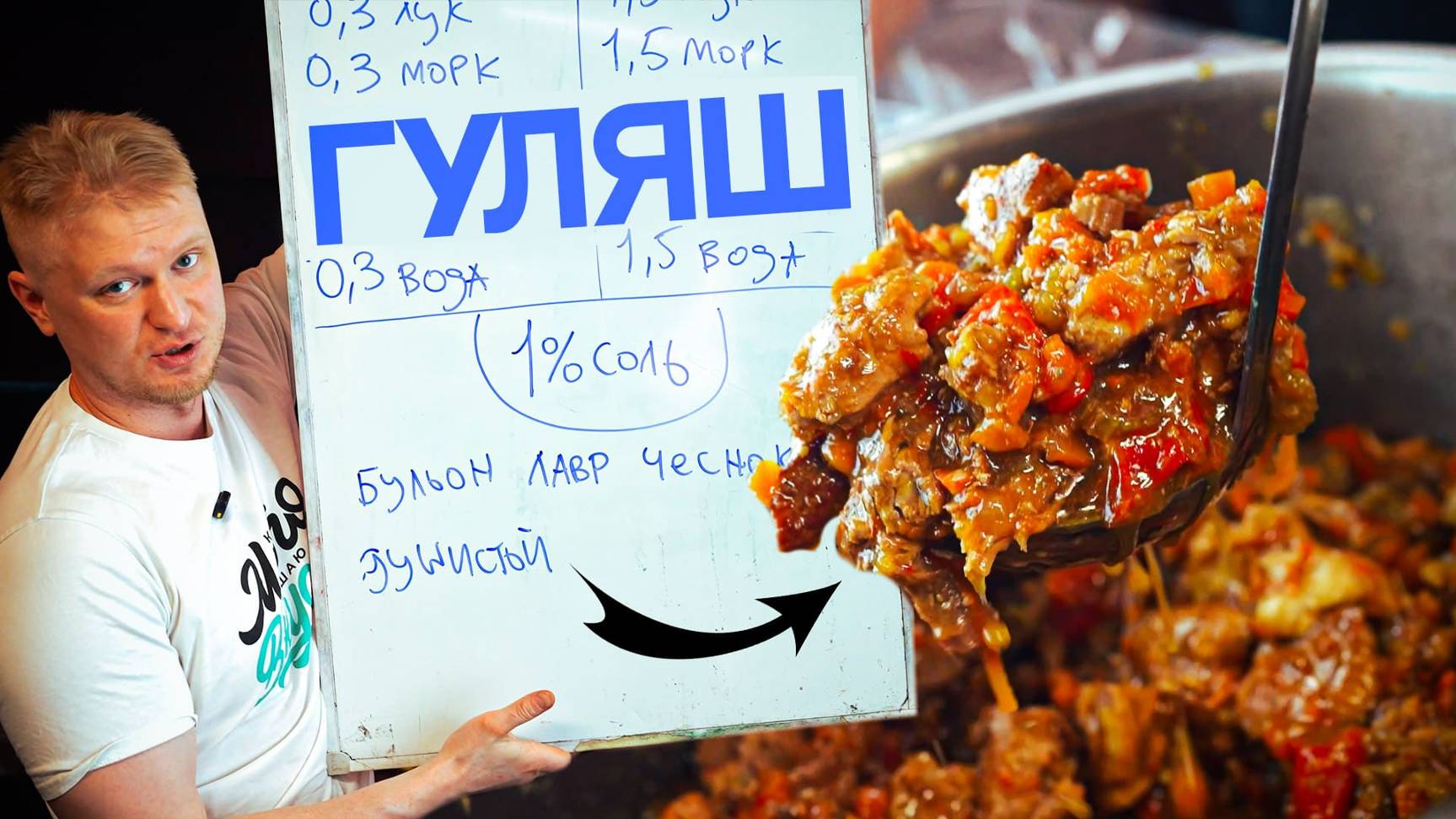 Когда ТОЛПА хочет ЖРАТЬ! Простой гуляш смотреть онлайн