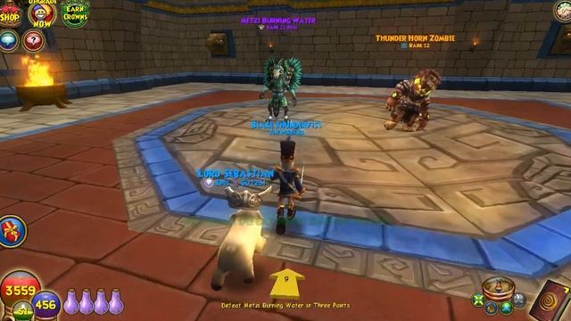 Wizard101 Azteca (Three Points) - Black Sun Pyramid Lower Chamber смотреть онлайн