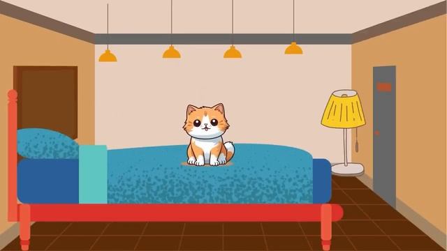 Kittens Jumping On The Bed + Kitty Cake Pop Cat Finger Family | Children Songs смотреть онлайн