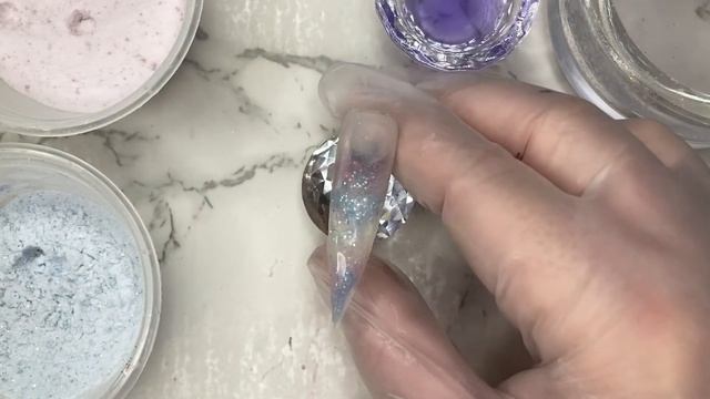Floating Graffiti Hearts with G-Style Beauty Acrylics, Mineral Pigments and NailSugar Glitter! смотреть онлайн