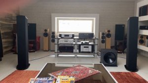 Yamaha a-s1200/diffusori Golden Ear Triton  Five / Matrix element I 2/ sub kef Model 30 b