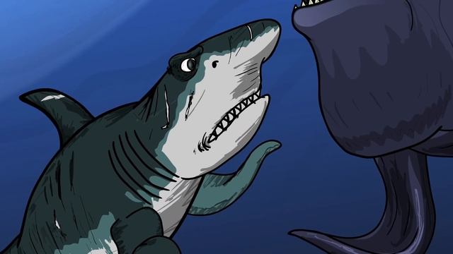 The Bloop VS Megalodon | Bloopid?! #animation #shark