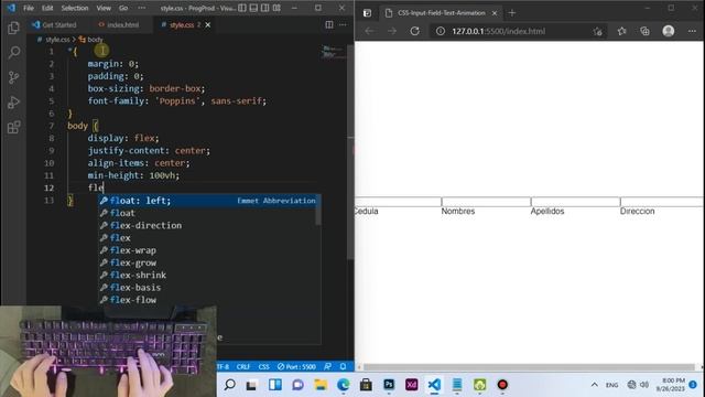 ASMR Programming - Input Field Text Animation using HTML CSS - No Talking смотреть онлайн