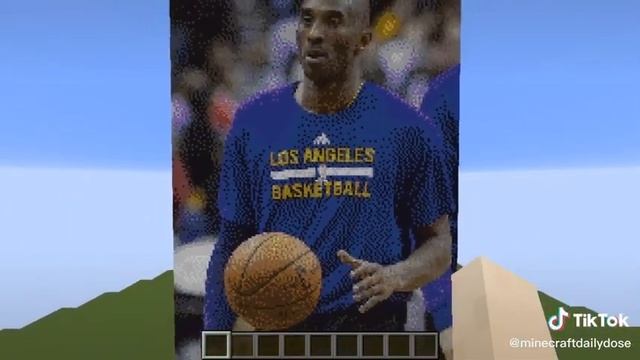 Minecraft build of Kobe Bryant RIP 2020 смотреть онлайн