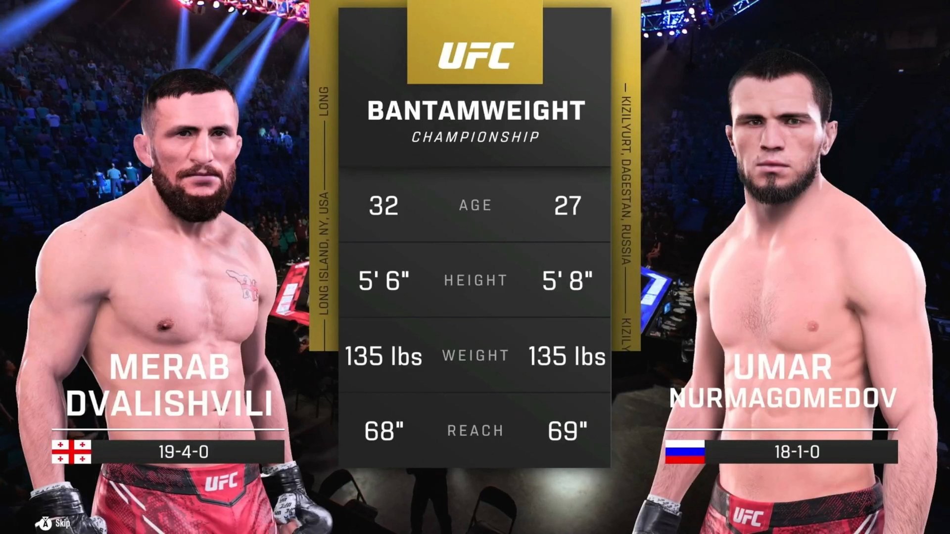 Мераб Двалишвили vs. Умар Нурмагомедов смотреть онлайн
