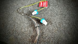 Замена проводки подсветки номера Калина1/Если не работает подсветка номера-самый последний вариант.