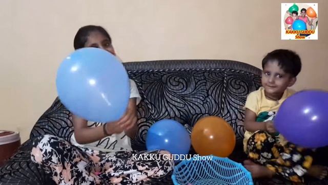 Outdoor Fun With Flower Balloon And Learn Color By I Kids Episode-7|kids Play Balloon Video|kidssho