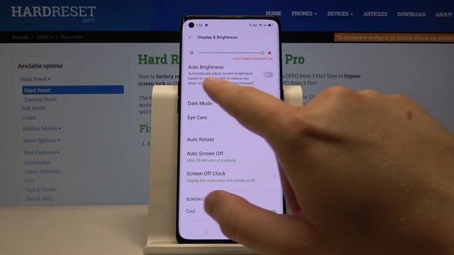 How to Activate Auto Brightness in OPPO Reno 3 Pro – Activate Screen Adjusting смотреть онлайн