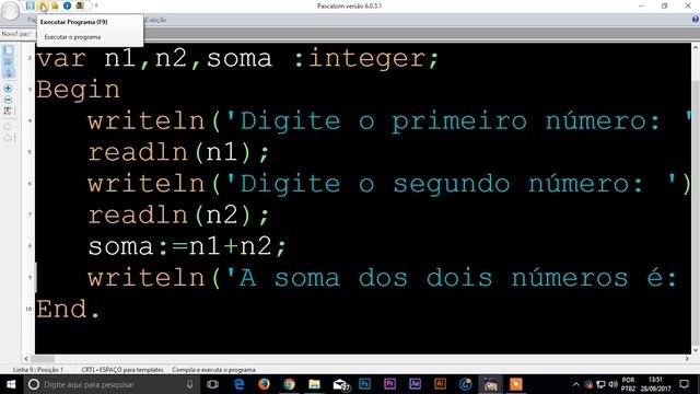 Fórmulas e atribuição (3-10) - Aula de Pascal смотреть онлайн