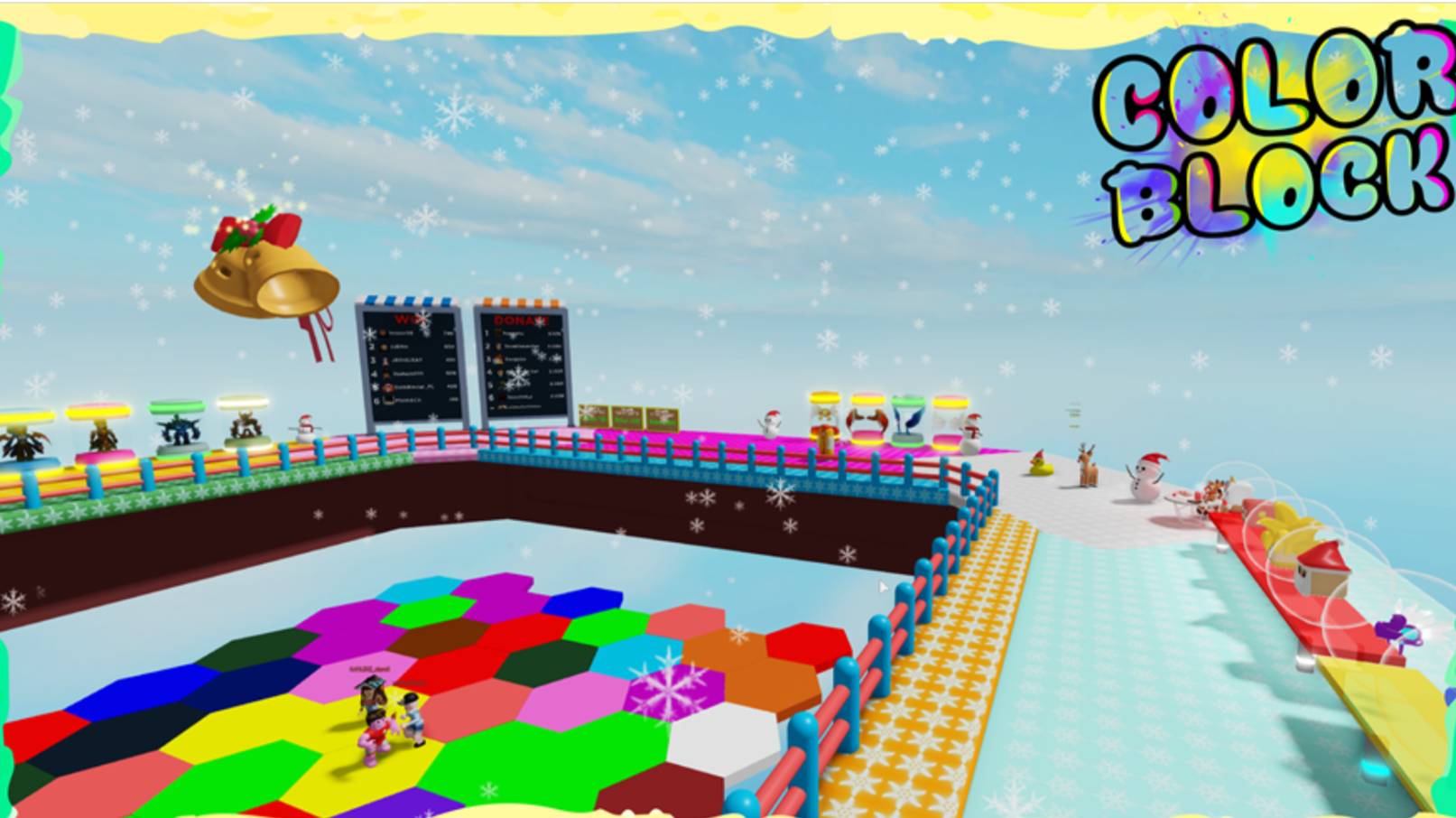 Играю в колор блок!