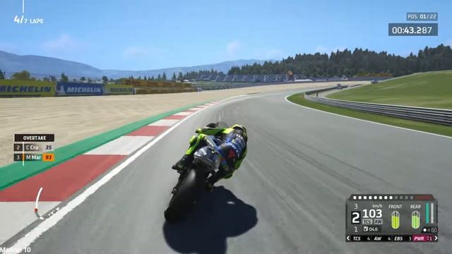 Motogp 20 Rossi Kembali Mengejar Podium Di Austrian GP Level Extreme 120% Ai 😁😄 смотреть онлайн