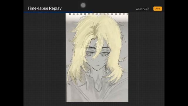 Albedo kreideprinz from Genshin Impact fanart speed paint ( time lapse ) смотреть онлайн