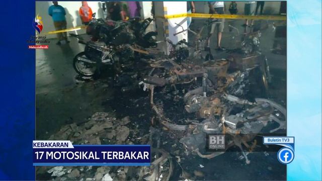 17 Motosikal Musnah Terbakar смотреть онлайн