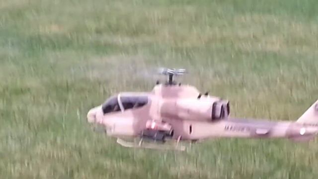 AH-1 Super Cobra Helicopter Align RC Scale Helicopter Test Flight смотреть онлайн