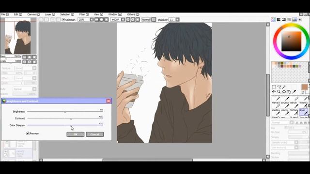 "Coffe Time" ~ Speed Painting SAI смотреть онлайн