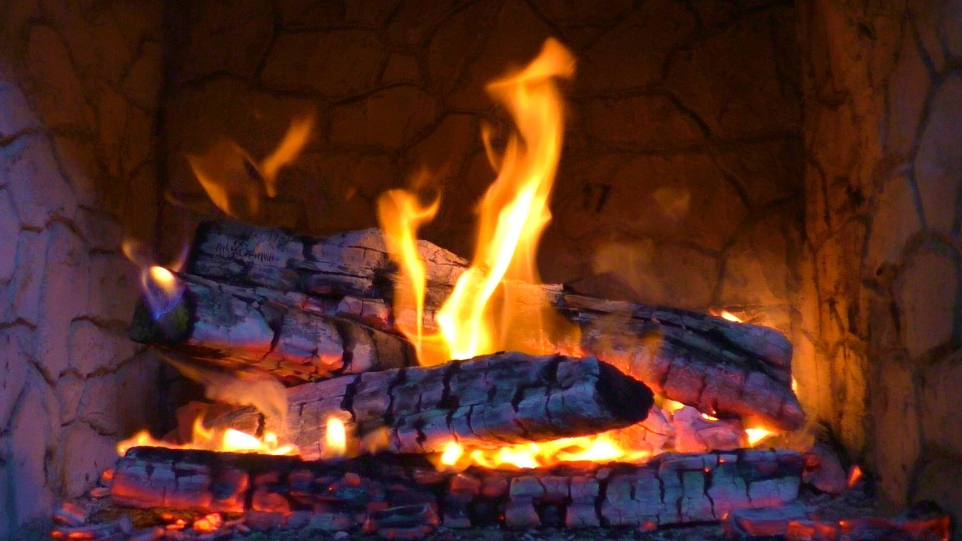 Камин | Fireplace 🔥 Виртуальный уютный камин. 3 часа