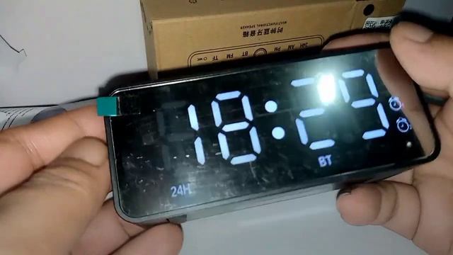 Cara Setting jam speaker bluetooth | Jam alarm clock with speaker bluetooth Aux fm-G50 смотреть онлайн