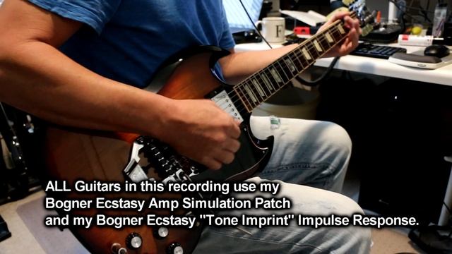 Line 6 Helix Bogner Ecstasy Simulation Patch - by Glenn Delaune смотреть онлайн