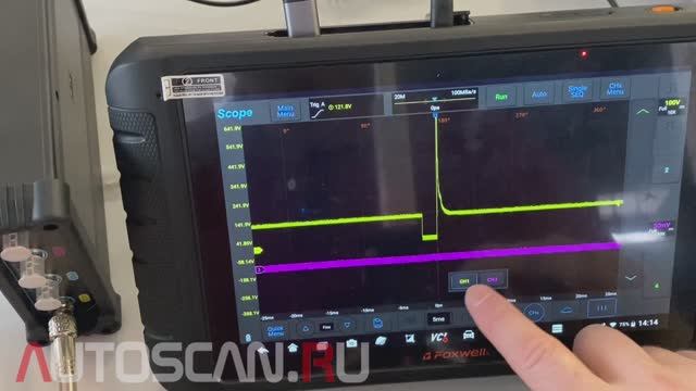 Foxwell OS200: Обзор новой модели Осциллографа смотреть онлайн