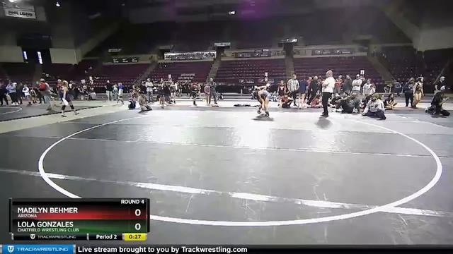91 Lbs Round 4 - Lola Gonzales, Chatfield Wrestling Club Vs Madilyn Behmer, Arizona 9716 смотреть онлайн