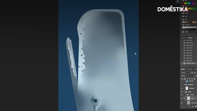 TIMELAPSE Ilustración: portada del libro de Moby Dick - Dieter Braun - Domestika смотреть онлайн