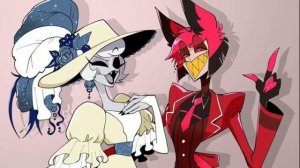 alastor x rosie - hazbil hotel ❤️✨️